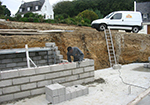 Réalisation des fondations à Condat-sur-Vezere
